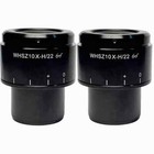 2pcs Whsz10x Eyepiece Eye Lens Wide Field 22mm 25mm F Olympus Stereo Microscope