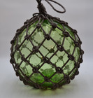 Vintage Glass Fishing Float In  Light Green