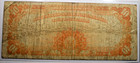 1922  10 Gold Certificate   Bold Vf Very Fine  Inv 286