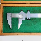 Starrett  24  Vernier Caliper  122 With Wood Case