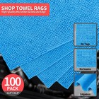 Shop Towels  100 Pack Microfiber Towels For Cars  Microfiber Cleaning Cloths    