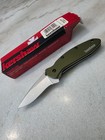 1620ol Kershaw Scallion Pocket Knife Plain Blade Olive Assisted Opener 