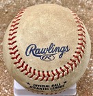 Atlantic League Rawlings Official Ball Baseball Game Used Ball Alpb