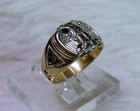 10k Gold Scottish Rite 32nd Degree Masonic Ring Sz  9-3 4