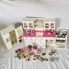 Vtg 1995 Tyco Kitchen Littles Deluxe Refrigerator Stove Kitchen Center Mega Lot