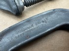 Lot Of 2 Vintage Williams 402 405 Deep Throat Forged Clamp C Clamp Made In Usa