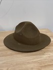 Boy Scouts Of America Stetson Scout Master Felt Campaign Hat Size 6 3 4