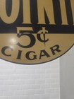 Antique Advertising Metal Flange Ab Cunningham Philadelphia Pointers Cigars 18    