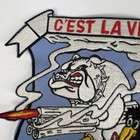 Vtg C est La Vie Large 8    Patch Usaf Strategic Air Command Vietnam War M 881 Dog
