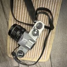 Honeywell Pentax Asahi Pentax Vintage Film Slr Camera Silver W  Lens Cap Strap