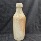 1800 s 12 Sided Stoneware Bottle Embossed G B  g Bowman 