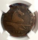 1787 No Plow New Jersey Vf 25