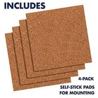 Quartet Cork Tiles  Cork Board  12  X 12   Corkboard  Wall Bulletin Boards 