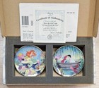 Complete Disney Masterpiece Mini Plate Collection  Coa  Original Boxes   Display