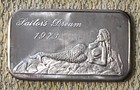 Sailors Sailor   s Dream Mermaid Siren Mother-lode Mint One Oz 999 Fine Silver Bar