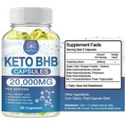 Keto Bhb 2000mg Ketone Fat Burner  Weight Loss Diet Pills Ketosis 60-300capsules