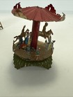 Rare Meier Penny Tin Toy Lot Horse Carousel Sled High Chair Whistle As Is
