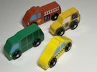 Melissa   Doug Wooden Cars Set Of 4 Vehicles For Kids  
