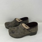 Dansko Professional Suede Camo Clogs Women   s 10   Eu 40