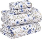 100  Cotton Full Size Sheets  4-pack woven Pearl Cotton Bedding 16-inch Deep Bag