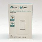 New Tp-link Kasa Smart Wifi Light Switch Dimmer Hs220 Single Pole White Open Box