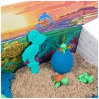 Kinetic Sand Project Planet Turtle Beach     14   oz Play Sand Eco Tools   Molds New
