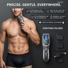 Body Hair And Groin Trimmer For Men Beard Bikini Pubic Black