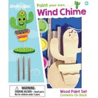 Masterpieces - Cactus Wind Chime Wood Craft   Paint Kit