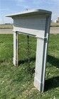 Antique Fireplace Mantel Surround  48x49 5  Architectural Salvage Rustic  A75