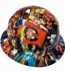 Full Brim Hard Hat Custom Hydro Dipped In Naruto Dragon Ball Z New Awesome