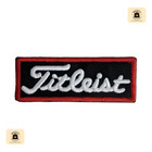 Set Of 3 Titleist Golf Patches Embroidered Iron-on Applique 3 x 1  For Hats Etc 
