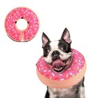 Inflatable Dog Recovery Collar - Soft Neck Donut E-collar For Post-surgery Pets
