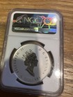 2022  5 1oz Canada Silver Ngc Pf69 Diamond Radiant Crown Maple Leaf Rev Proof