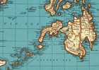 1942 Antique Philippines Map Vintage Map Of The Philippine Islands Map 3228