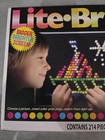 Hasbro Lite-brite Classic Magic Screen Light-up Art Set 214 Pieces Complete Set