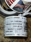    1roll Of 100 Us Flags 2024 First Class Mail Stamps New Package   Stickerslabels