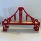 Lot Of Vintage Brio Wood Tracks  Switch  Suspension Bridge  Tunnel  Stop Tracks