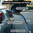 Tesla To J1772 Ev Adapter Access To Tesla Destination Mobile Chargers 40a 250v