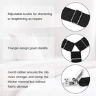 4 Pcs Adjustable Triangle Fitted Straps Fasteners Holders Garters For Bed Sheets
