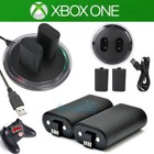 For Xbox One Wireless Controller Play Charging Dock 2x Rechargeable Battery Pack