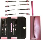 9 Pc Blackheads Whitehead Pimple Acne Comedone Extractor Remover Kit Pink