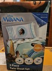 Disney Moana Pua 3-piece Twin Sheet Set Pillow  Fitted Sheet  Flat Sheet New