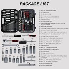 Tool Kit And Socket Wrench Set 216pcs Basic Portable Manual Repair