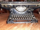 Antique  1923 Underwood Standard No 3 18  Carriage Manual Typewriter Works 1920s