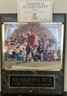 Arnold Palmer Signed Golf Photo Plaque Autograph Field Of Dreams Coa Masters Pga