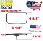 2x Rearview Side Mirrors Toyota Forklift 58720-23320-71  58720-26600-71 Er006c