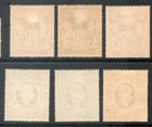 1939 George 6th High Value Stamps Set  6  M m Mh Sg476 - 478c  Inc Dark Blue 8
