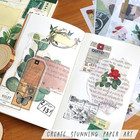 Washi Vintage Stickers For Scrapbooking - Ephemera Book For Journaling With 453 