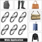 30 Pcs Zipper Clips Anti Theft zipper Locks For Gun Black 