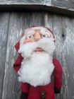 Primitive Christmas Winter Santa Clay Face